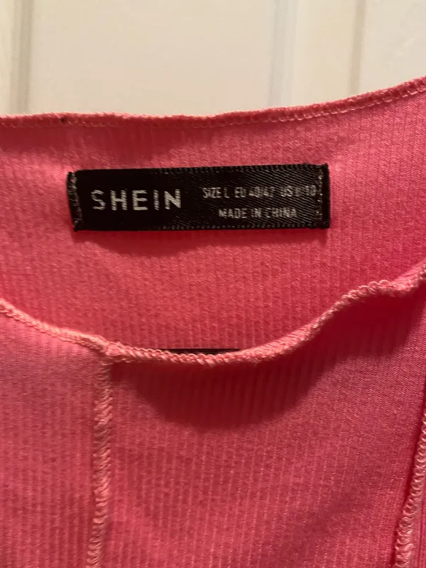 SheIn Pink cropped tank top #croptop - Image 4