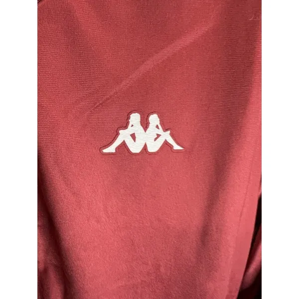 Kappa Banda Ponce Women's Large‎ Red Long Sleeve Cropped Track Jacket NWT - Image 5