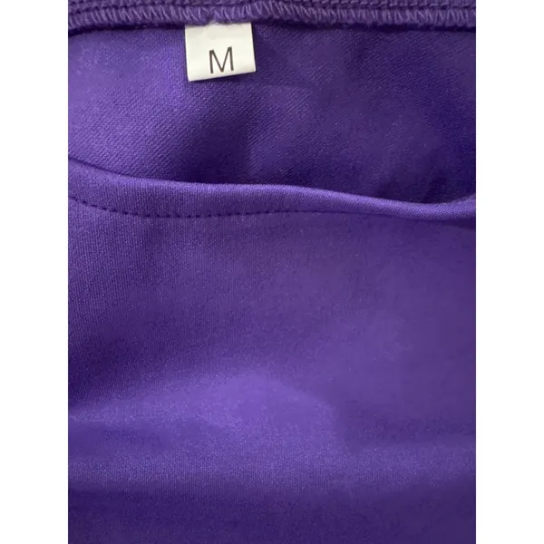 Scooby Doo Purple Daphne Blake Cosplay Costume Set Women MED NEW 70's Halloween - Image 6