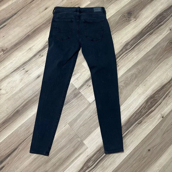 American Eagle black high rise jeggings 2 normcore jeans - Image 3