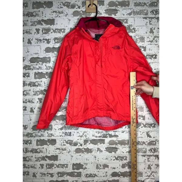 The North face | women bright colored rain coat with hood - Image 7