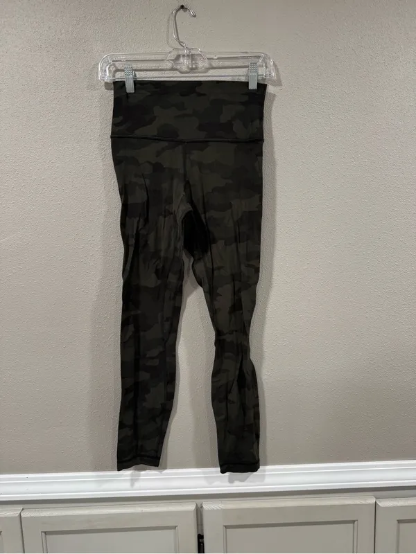 Lululemon Align High-Rise Pant 25" Heritage 365 Camo Dark Olive Multi - Image 3