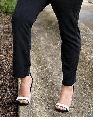 Black Heels With rhinestones Size 6.5 - Image 5