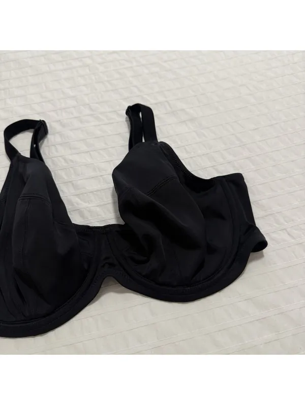 Elomi 36G Essentials Underwire Swim Bikini Bra Top ES7500 Black - Image 8