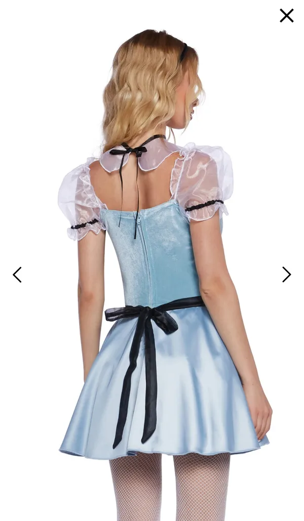 Dolls kill trickz n treatz looking glass girl costume S - Image 5