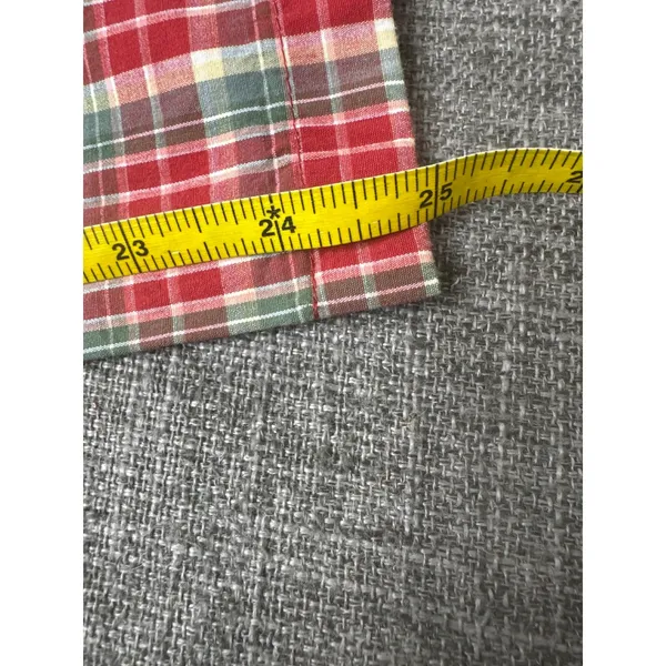 Wrangler Twenty X Red Green Plaid Stretch Casual Pants Womens 11 Average - Image 6