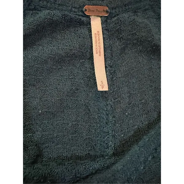 Free People‎ Ventura Waffle Knit Thermal Top Scoop Neck Waterfall High Low Small - Image 5