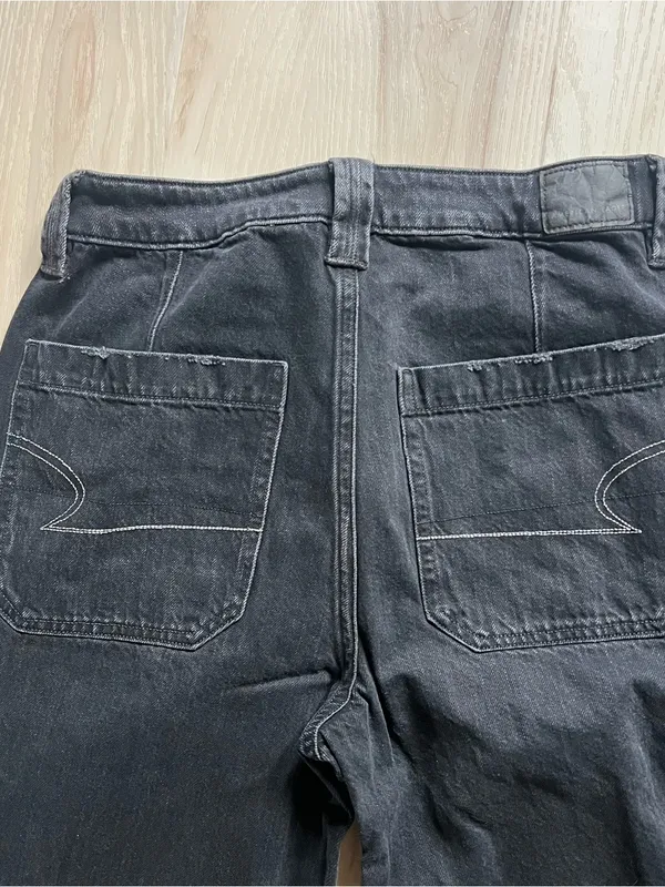 American Eagle black jeans size 6L - Image 7