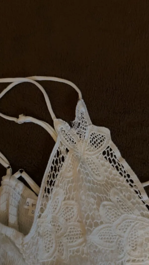 Le Miel Boutique White Flow-y Tank - Image 3
