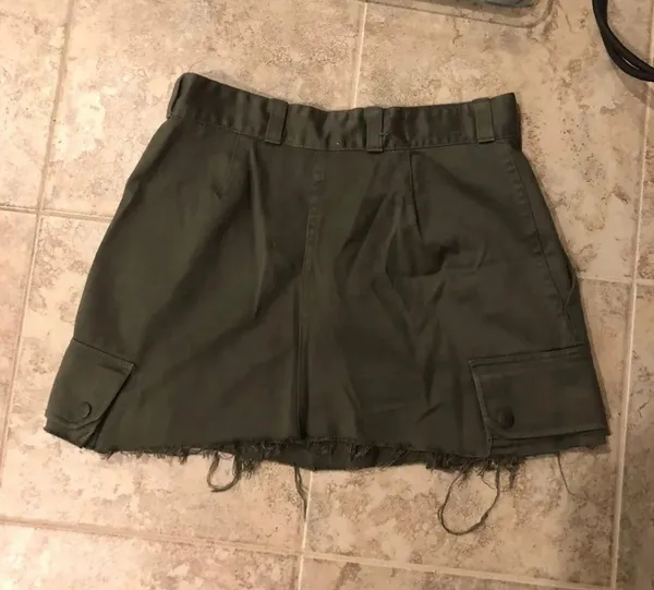Urban Outfitters Green Utility Skirt - Small - Image 2