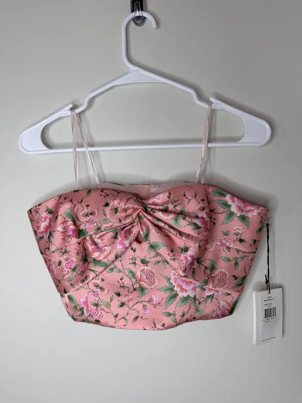 Amur Christa Floral Bustier Top - Size 6 - NEW with Tags - Image 5