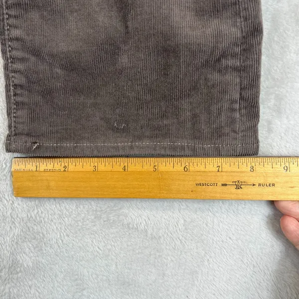 Gap Womens Universal Baby Boot Corduroy Jeans Size 2/26R Gray high rise - Image 7