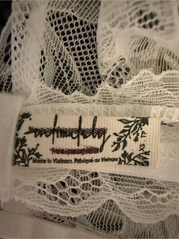 Free People Lace Bralette in White - Image 4