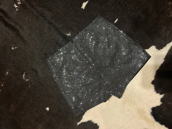 She & Sky rhinestone shorts - Image 2