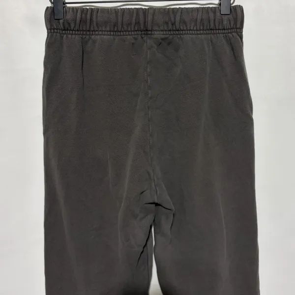 Les Tien Drawstring Waist Classic Heavy Sweatpants Vintage Black Gray Size Small - Image 12