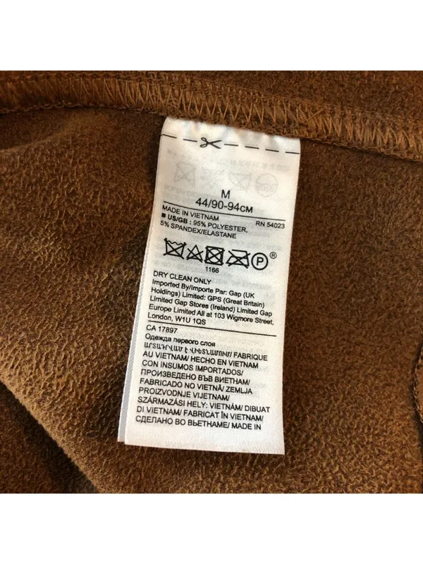 Banana Republic Womens Shell Tank Top Faux Suede Sleeveless Brown M - Image 4