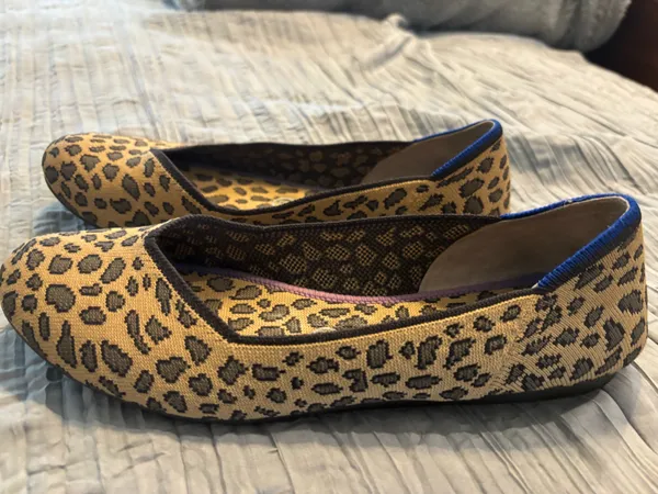 Rothy's Flats Round Toe Leopard Print - Image 9