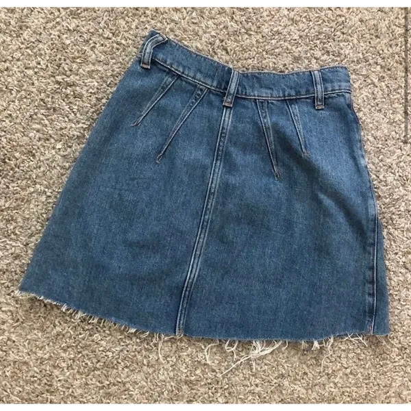 NWT Free People Denim Cosmico Flirt Skirt Size 24 - Image 2