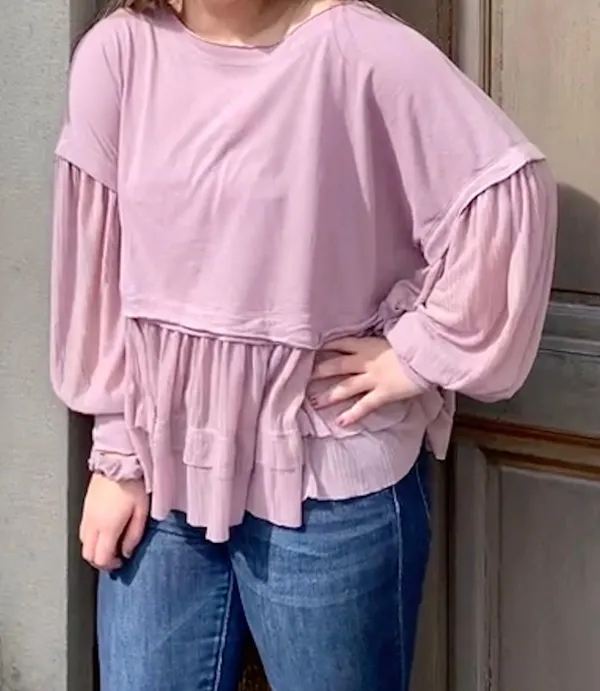Free People Top Long Sleeve - Image 3