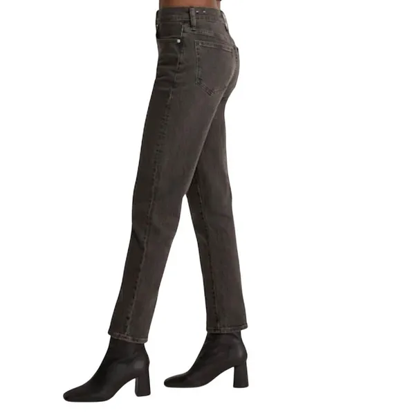 Madewell The Perfect‎ Vintage Jean Womens 25 Black High Rise Straight Leg Denim - Image 15