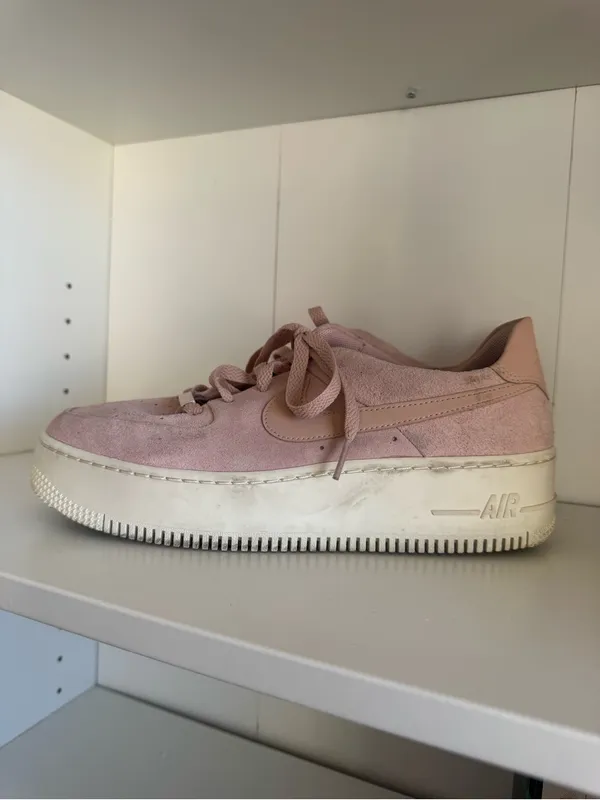 Pink Nike Air Force 1 Sneakers - Image 3