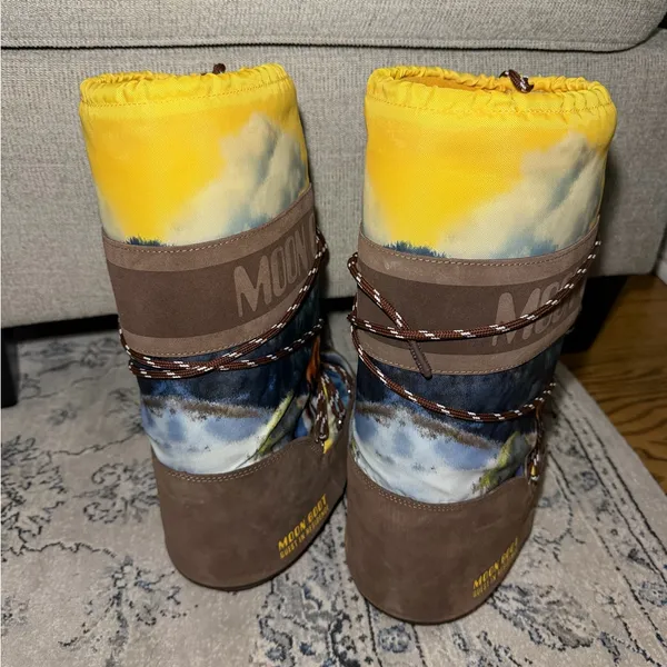 Moon Boot X Guest In Residence Icon High Postcard Cocoa Boots - Image 9