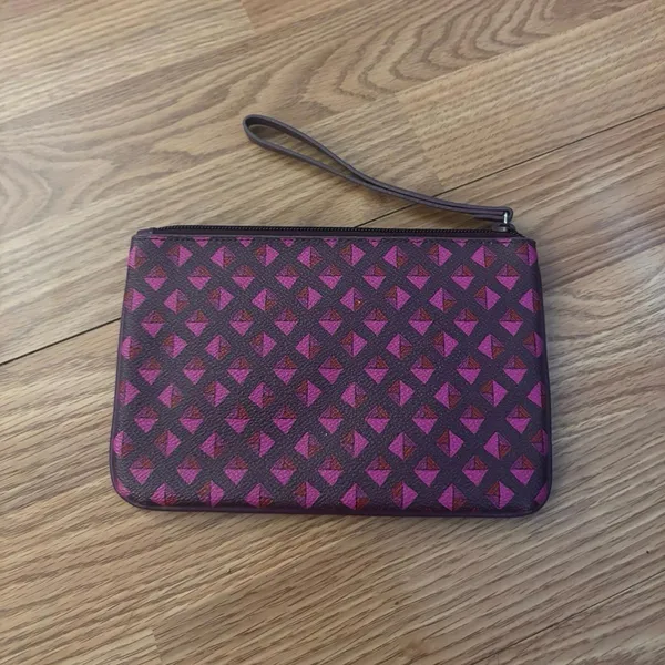Vera Bradley Leather Plum Studs Tassel Wristlet - Image 2