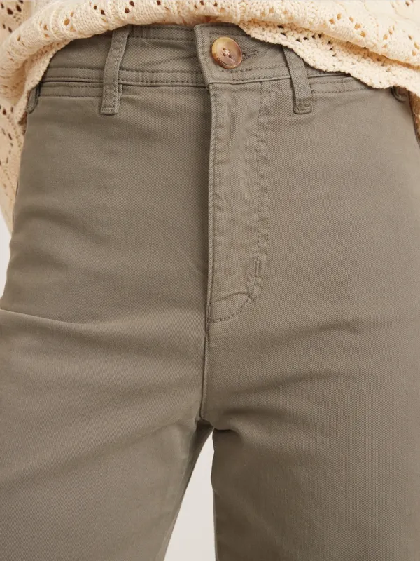 Marine‎ Layer olive Green Bridget Crop Pant Women’s Sz 4 - Image 3
