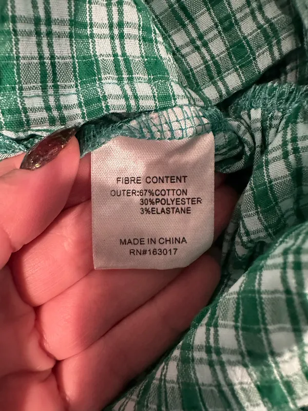 Princess Polly Porschia Strapless Mini Dress Green Check Size 6 NWT - Image 6