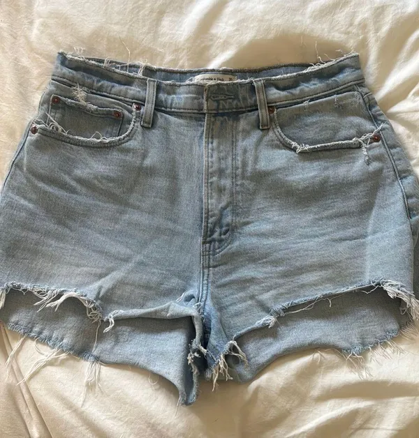 Abercombie and Fitch Curve Love Mom Short High Rise - Image 3