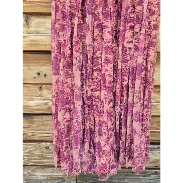 NWT Mac Duggal 8013 V-Neck Ruffled Mesh Dress Size 8 - Image 15