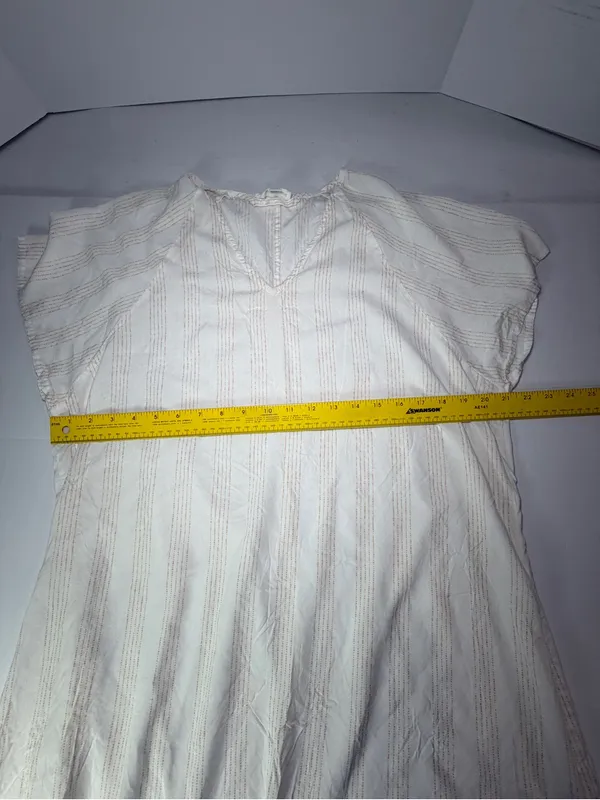 summersalt Cream V‑Neck swimsuit cover up Maxi Dress with Tie Waist bathing suit - Image 4