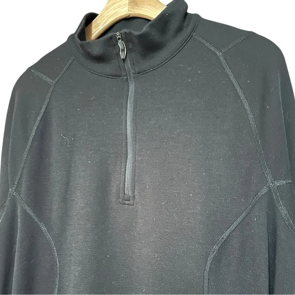 RLX Ralph Lauren Women’s Size L Black Quarter Zip Baselayer Activewear Top - Image 4