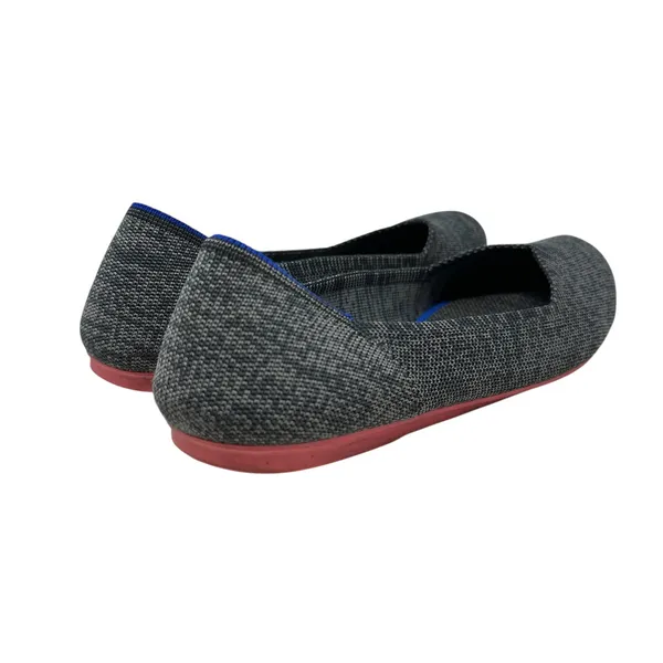Rothy's The Flat Birdseye Knit Round Toe‎ Slip-On Charcoal Gray Size 9.5 - Image 6