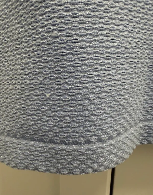 Anthropologie open stitch shimmer tank - Image 8