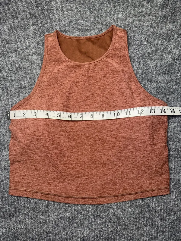 Vuori Rust Heather Cropped Tank - Women's - Image 4