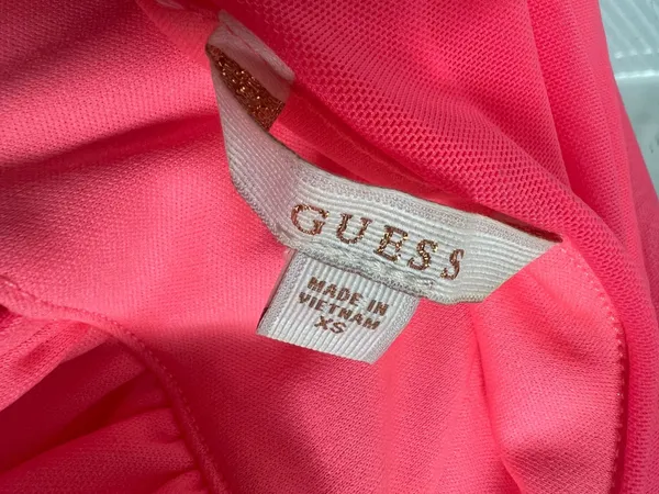 Guess Hot pink ruching dress - Image 6