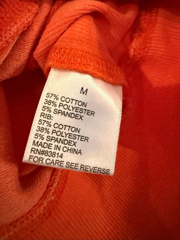 Sunnyside by Sundry orange crewneck pullover size M - Image 4