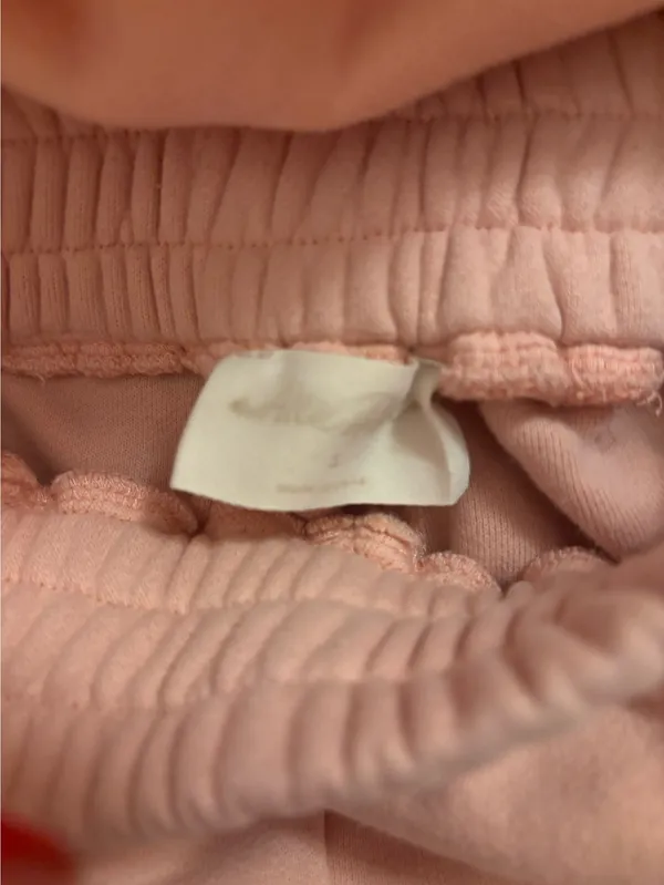 Boutique Sweatshirt and Short Set in Peach - Image 2