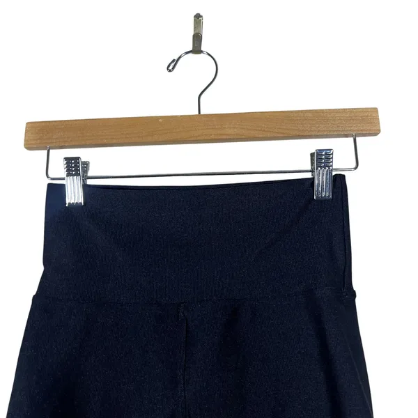OFFLINE by Aerie Ribbed High Rise Bike Shorts Black Athletic Workout Size S - Image 3