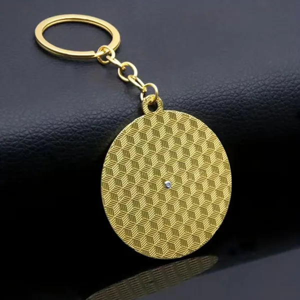 NEW Yes or No Daisy Rotatable Decision-Maker Keychain Charm NWT - Image 3