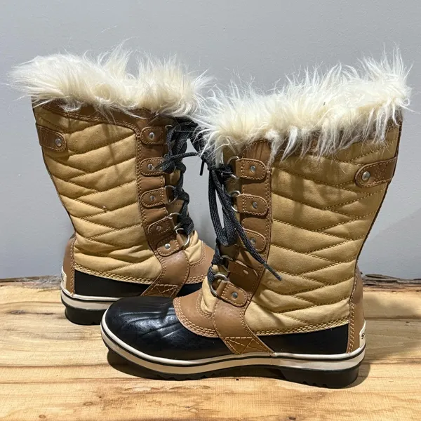 Sorel Tofino‎ II Winter Boots Waterproof Fur Trim Insulated Size 5 B110 - Image 10