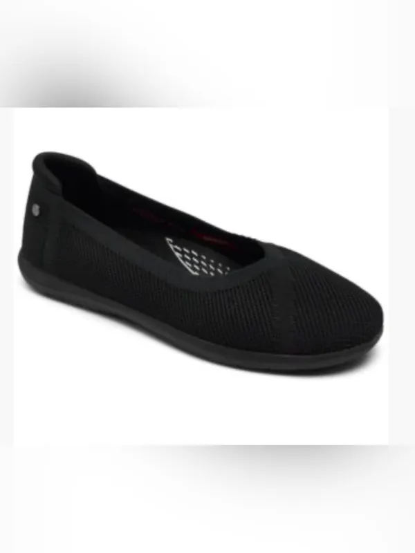 Skechers Women's Arch Fit Cleo Black Sport Slip-On Skimmer Flats Lightweight 9.5 - Image 8