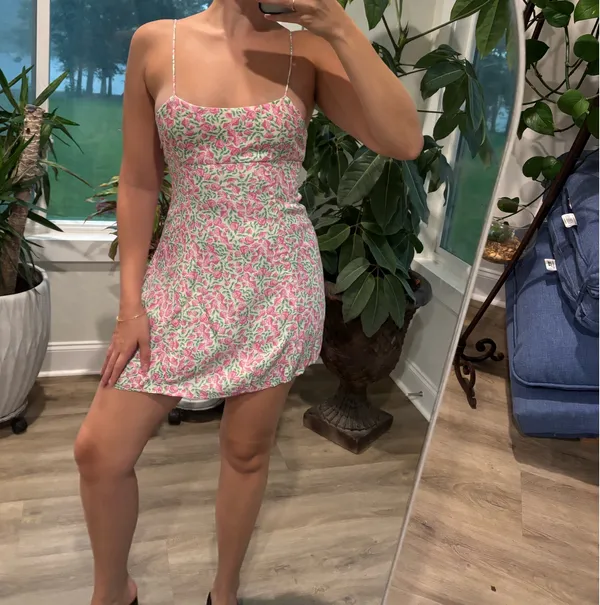 ZARA Floral Mini Dress - Image 6