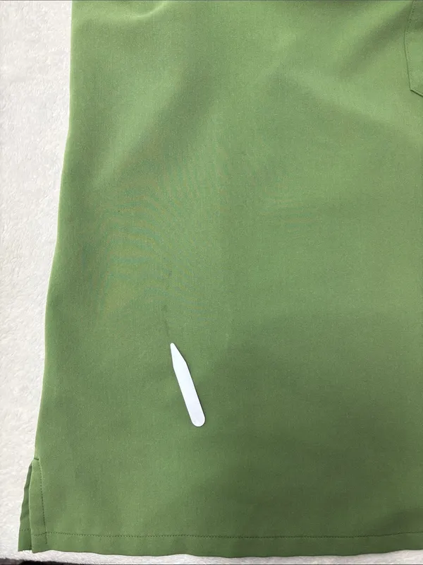FIGS Olive Green V-Neck Medical Scrub Top style #1000211‎ size S - Image 8