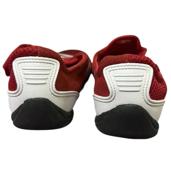 Champion Red and White Breeze Striped Suede Leather Shoes Womens 5.5 - Image 6