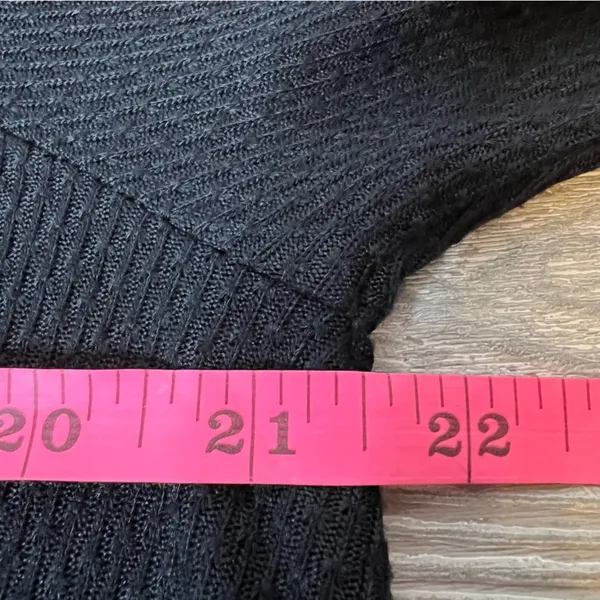 Free People devin Henley top black sz‎ L - Image 7