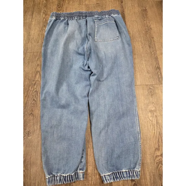 J. Crew Denim Joggers Pants Jeans Denim Size XL - Image 6