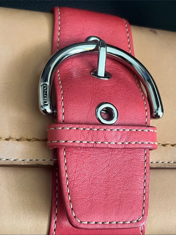 Coach Vintage SoHo Vachetta Leather Large Clutch/Wristlet - Image 2