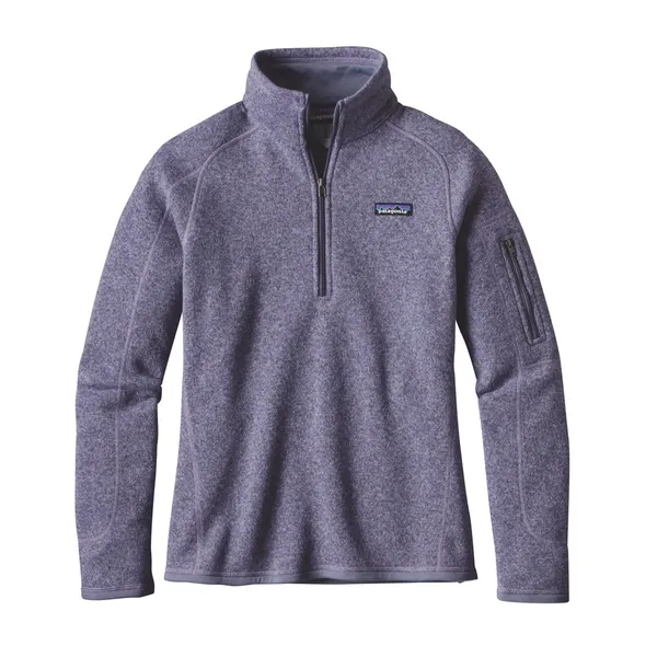 Patagonia Better Sweater 1/4 Zip Pullover Women’ Small Lupine Purple Blue Fleece - Image 2